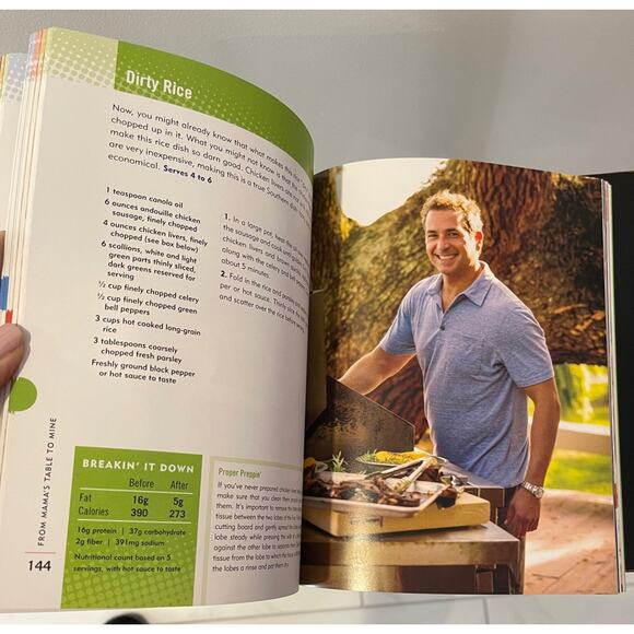 Bobby Dean From Mama's Table to Mine Southern Recipes Cookbook NEW - Picture 5 of 5